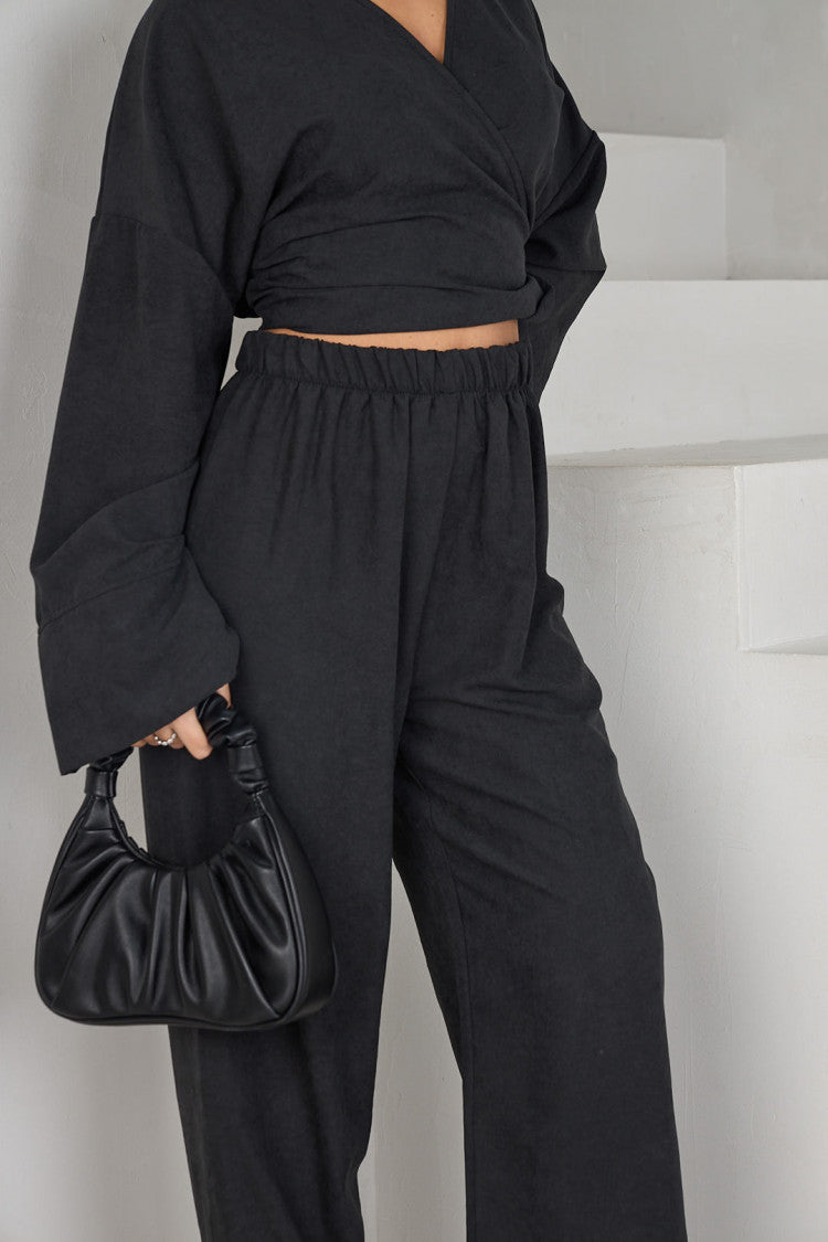Ensemble 2 pièces blazer + pantalon noir